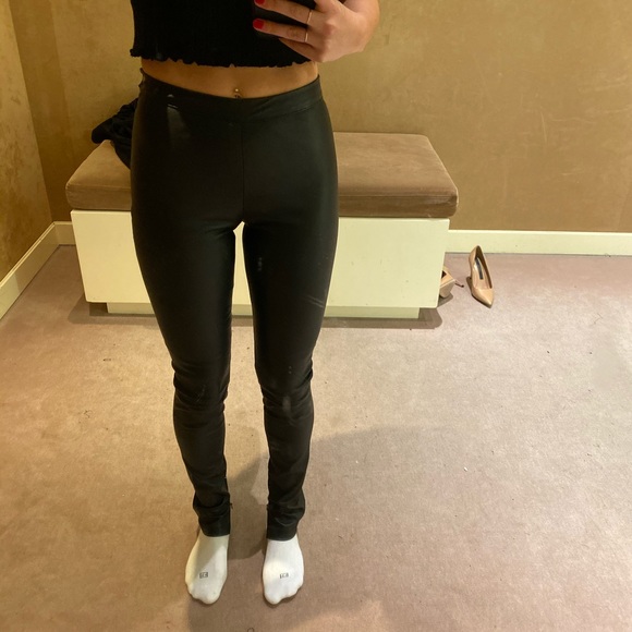 Maje Leather Pants - Picture 2 of 6